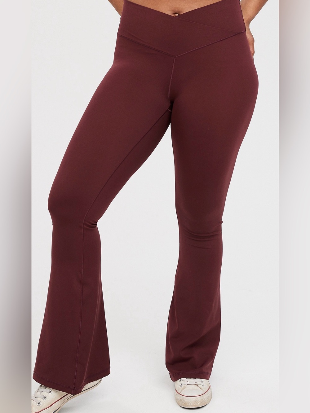 Aerie Crossover Flare Leggings